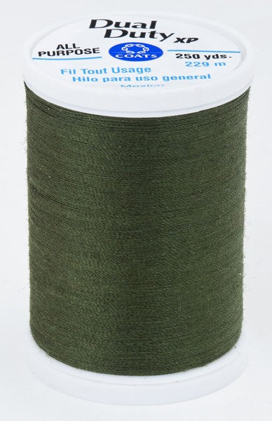 Coats and Clark XP Dual Duty Polyester Thread 250yd Spinach #6380