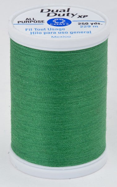 Coats and Clark XP Dual Duty Polyester Thread 250yd Kerry Green #6550