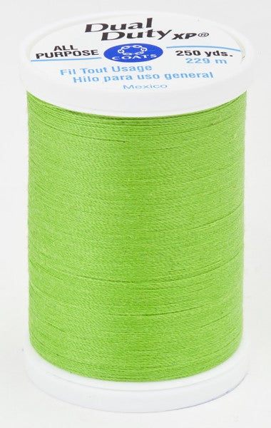 Coats and Clark XP Dual Duty Polyester Thread 250yd Lime #6840