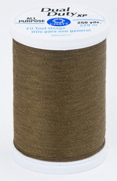 Coats and Clark XP Dual Duty Polyester Thread 250yd Army Drab #6970