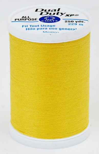 Coats and Clark XP Dual Duty Polyester Thread 250yd Banana Peel #7240