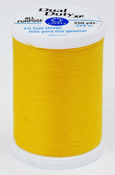 Coats and Clark XP Dual Duty Polyester Thread 250yd Spark Gold #7360