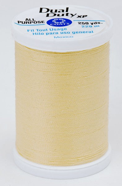 Coats and Clark XP Dual Duty Polyester Thread 250yd Maize #7520
