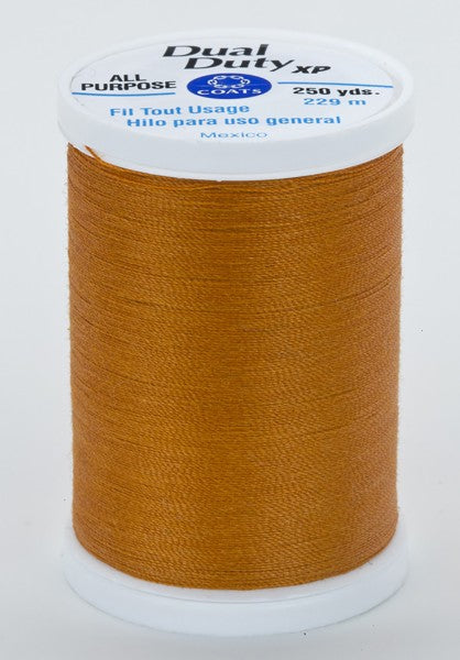 Coats and Clark XP Dual Duty Polyester Thread 250yd Tortoise #7580