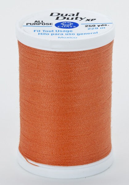 Coats and Clark XP Dual Duty Polyester Thread 250yd Dark Orange #7760