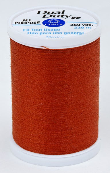 Coats and Clark XP Dual Duty Polyester Thread 250yd Paprika #7840