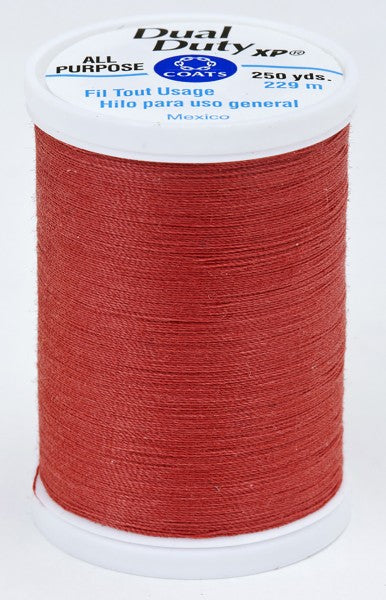 Coats and Clark XP Dual Duty Polyester Thread 250yd Terracotta #7860