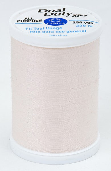 Coats and Clark XP Dual Duty Polyester Thread 250yd Pale Peach #7910