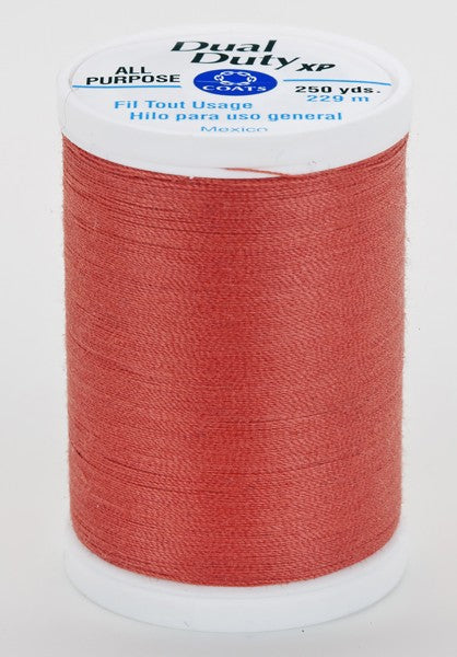 Coats and Clark XP Dual Duty Polyester Thread 250yd Tomato Bisque #7950