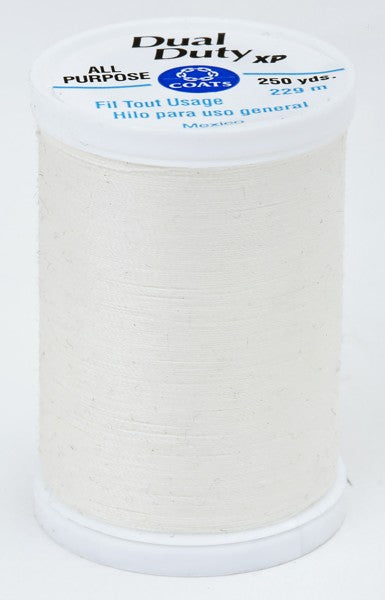 Coats and Clark XP Dual Duty Polyester Thread 250yd Pearl #8000