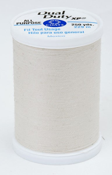 Coats and Clark XP Dual Duty Polyester Thread 250yd Natural #8010