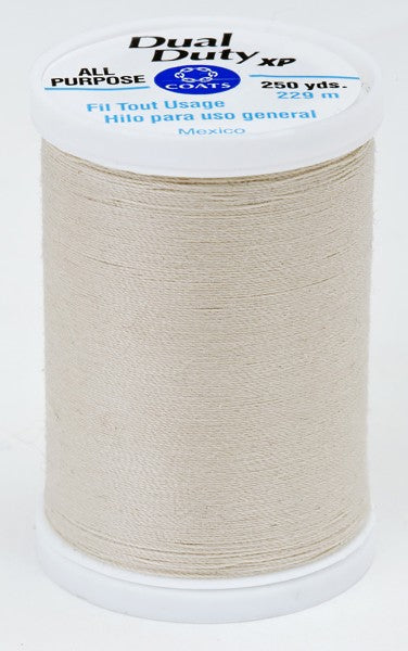 Coats and Clark XP Dual Duty Polyester Thread 250yd Ecru #8030