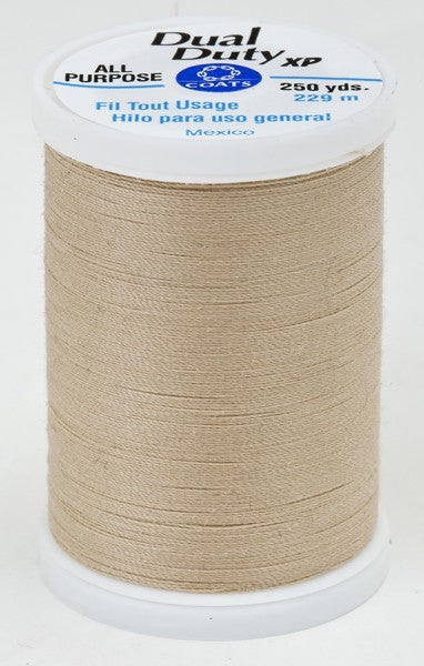 Coats and Clark XP Dual Duty Polyester Thread 250yd Buff #8050