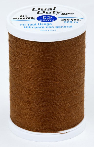 Coats and Clark XP Dual Duty Polyester Thread 250yd Coffee #8170