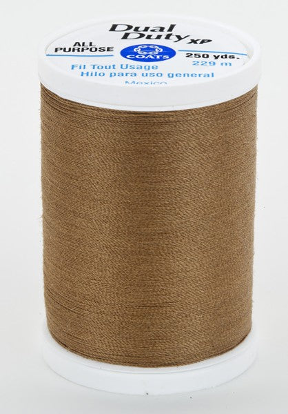 Coats and Clark XP Dual Duty Polyester Thread 250yd Cafe Beige #8180
