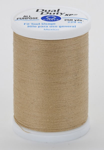 Coats and Clark XP Dual Duty Polyester Thread 250yd Camel #8230