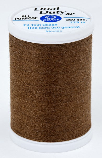 Coats and Clark XP Dual Duty Polyester Thread 250yd Espresso #8390