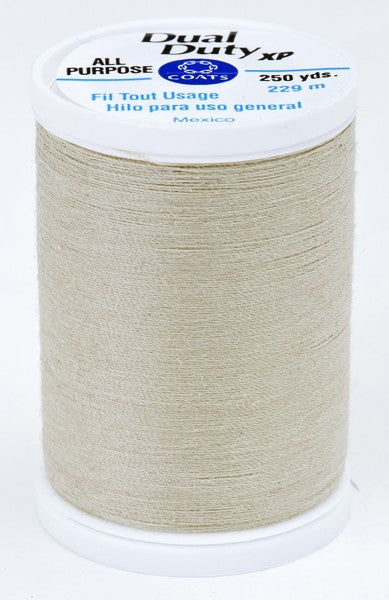 Coats and Clark XP Dual Duty Polyester Thread 250yd Dark Linen #8420