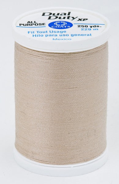 Coats and Clark XP Dual Duty Polyester Thread 250yd Raw Sugar #8720