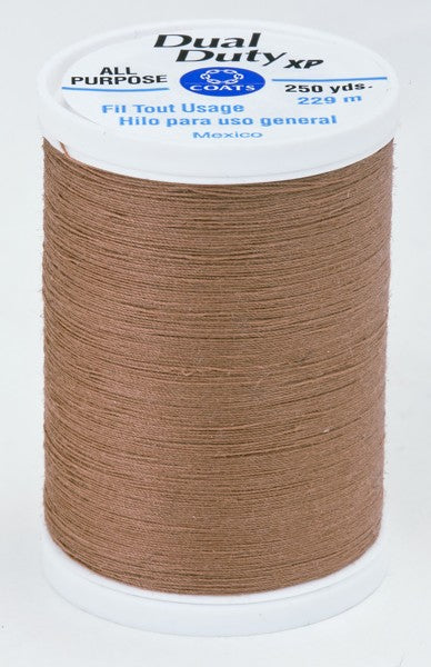 Coats and Clark XP Dual Duty Polyester Thread 250yd Brown Sugar #8730