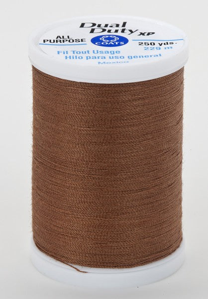 Coats and Clark XP Dual Duty Polyester Thread 250yd London Tan #8770