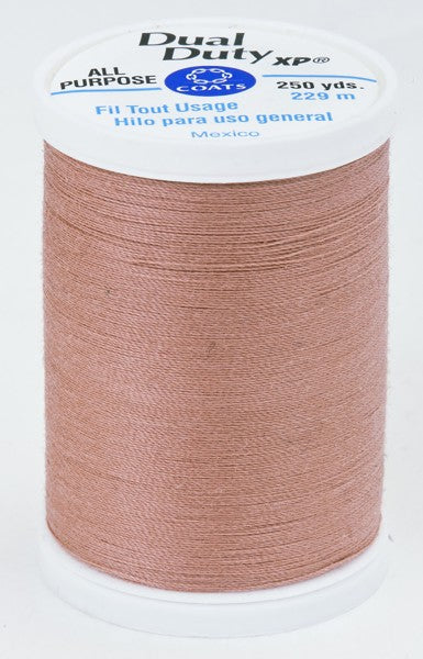Coats and Clark XP Dual Duty Polyester Thread 250yd Copper Mist #8840