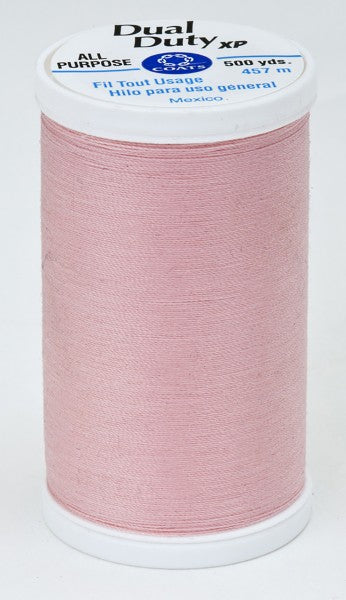 Coats and Clark XP Dual Duty Polyester Thread 500yd Pink #1210