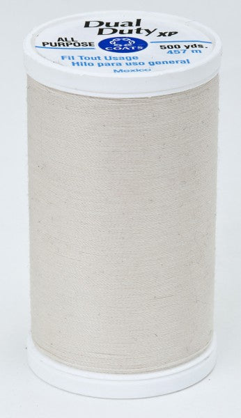 Coats and Clark XP Dual Duty Polyester Thread 500yd Natural #8010