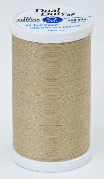 Coats and Clark XP Dual Duty Polyester Thread 500yd Beige #8040