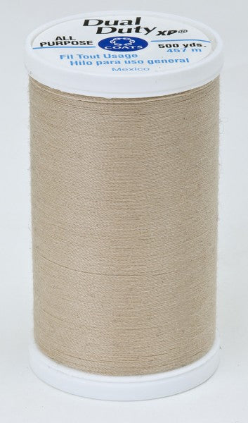 Coats and Clark XP Dual Duty Polyester Thread 500yd Buff #8050