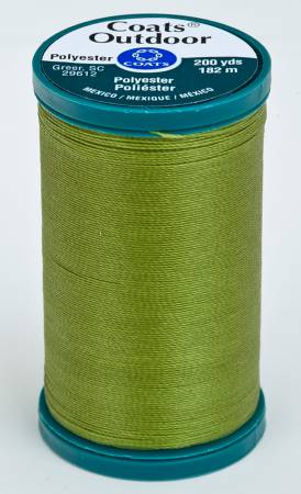 6920 Chartreuse - Coats Outdoor 12wt Polyester Thread