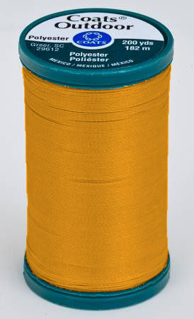7360 Spark Gold - Coats Outdoor 12wt Polyester Thread