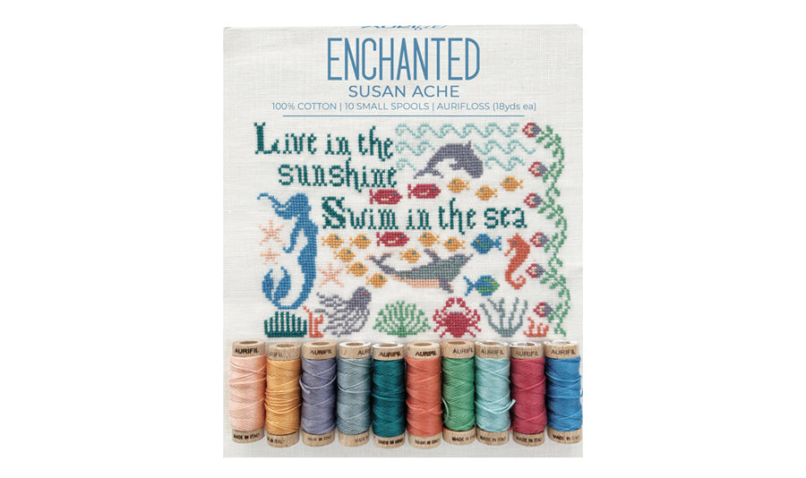 Enchanted by Susan Ache — Aurifil Floss Thread Set, 10 Skeins