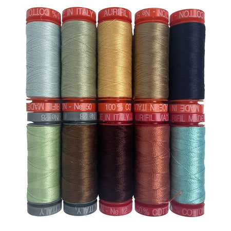 On Your Mark by Seth Apter — Aurifil Thread Set, 10 Spools