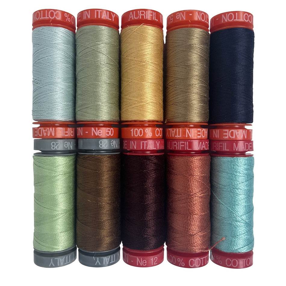 On Your Mark by Seth Apter — Aurifil Thread Set, 10 Spools