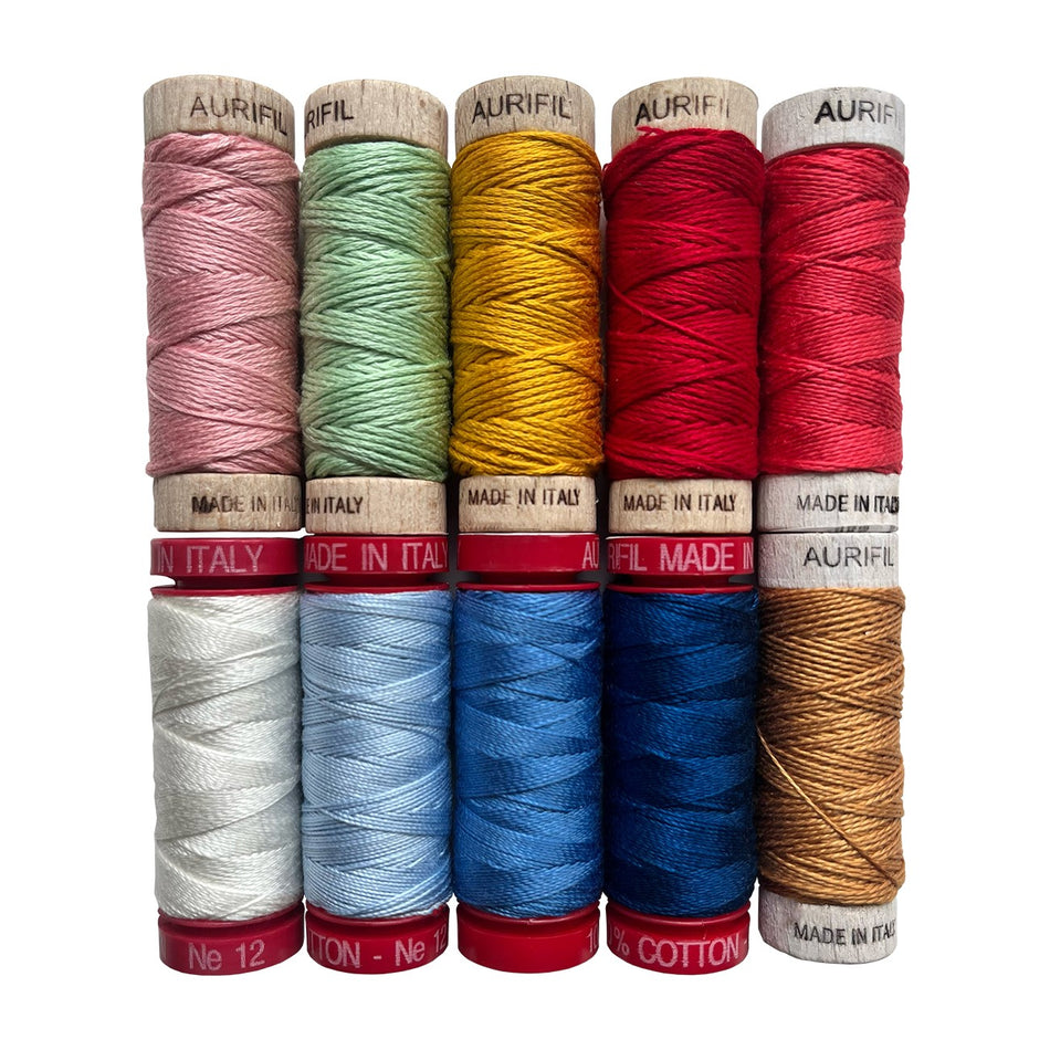 Proud & True by Susan Ache — Aurifil Thread Set, 10 Spools