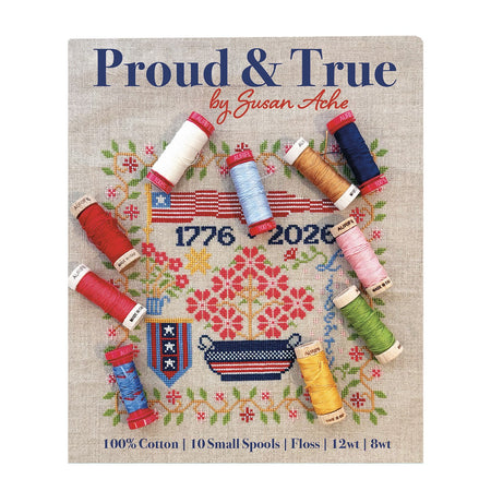 Proud & True by Susan Ache — Aurifil Thread Set, 10 Spools