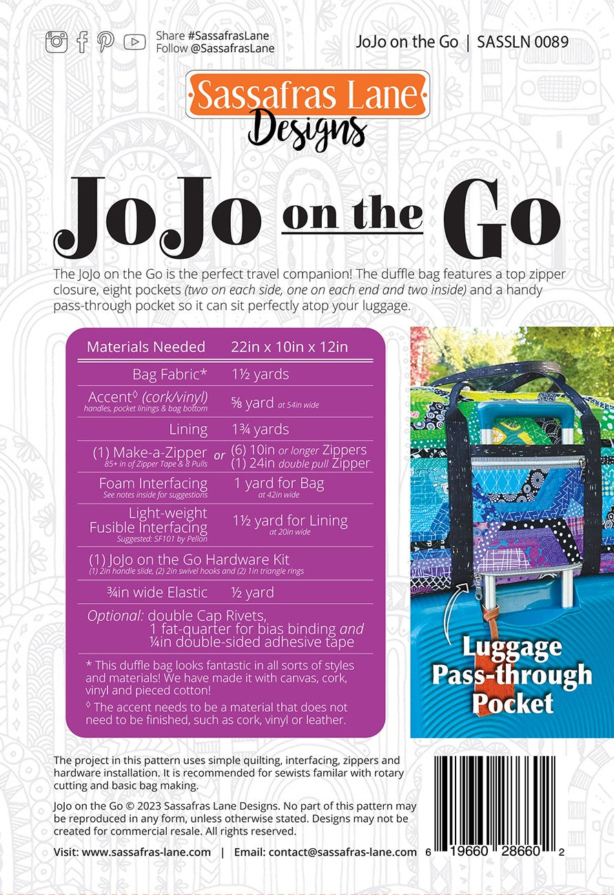 JoJo on the Go Pattern