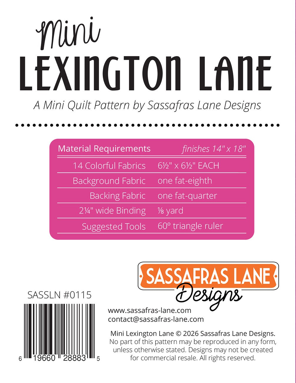 Mini Lexington Lane