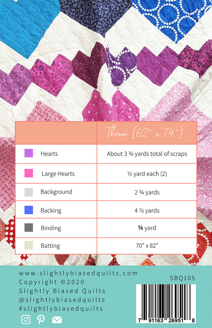 Cordate Quilt Pattern