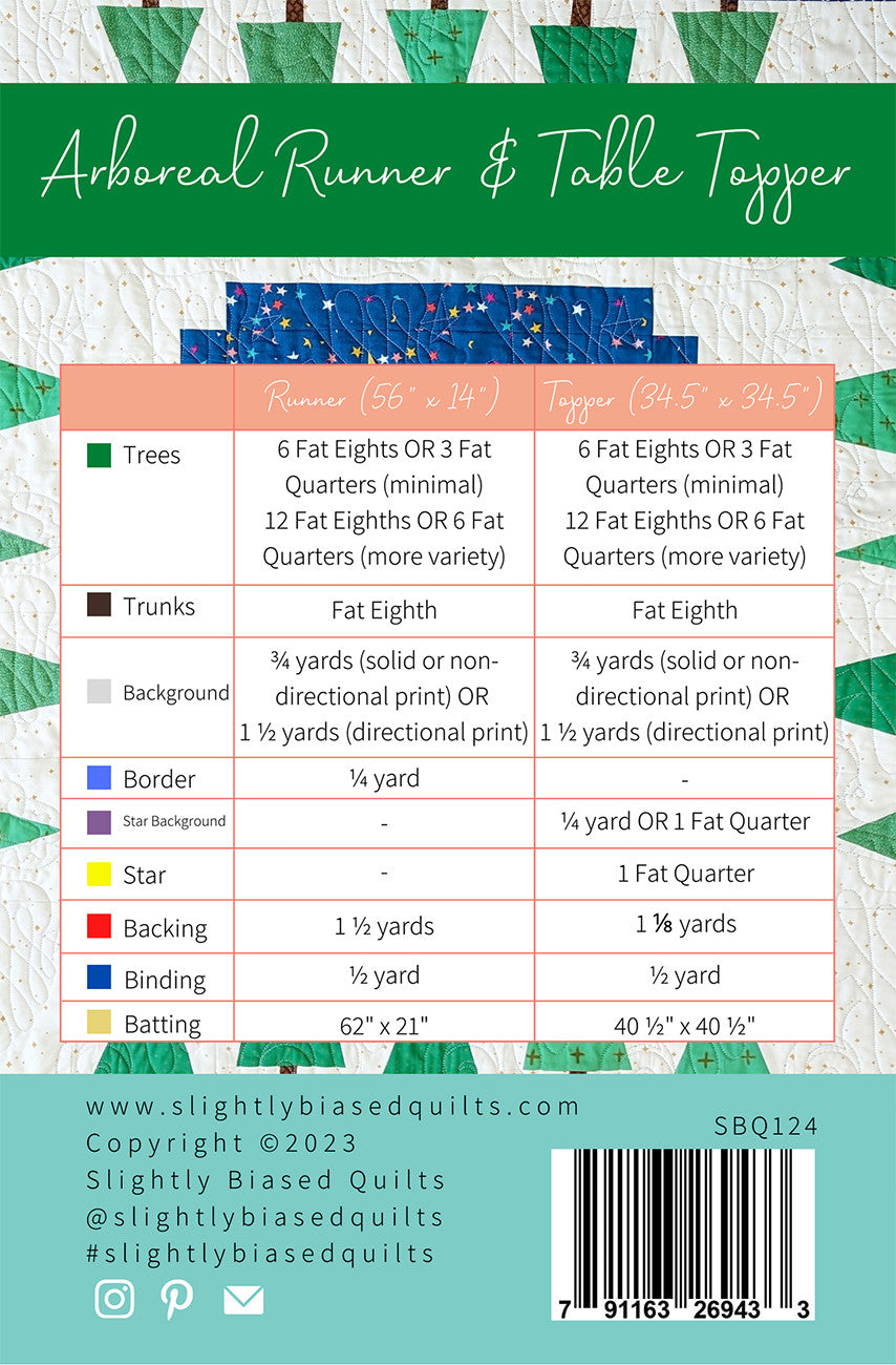 Arboreal Runners Pattern