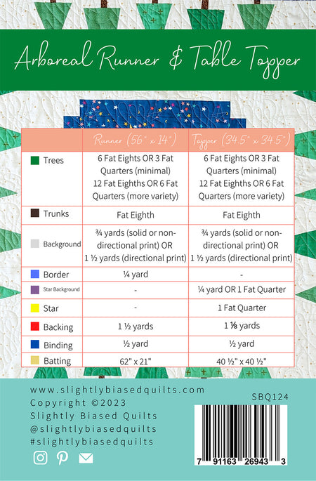 Arboreal Runners Pattern