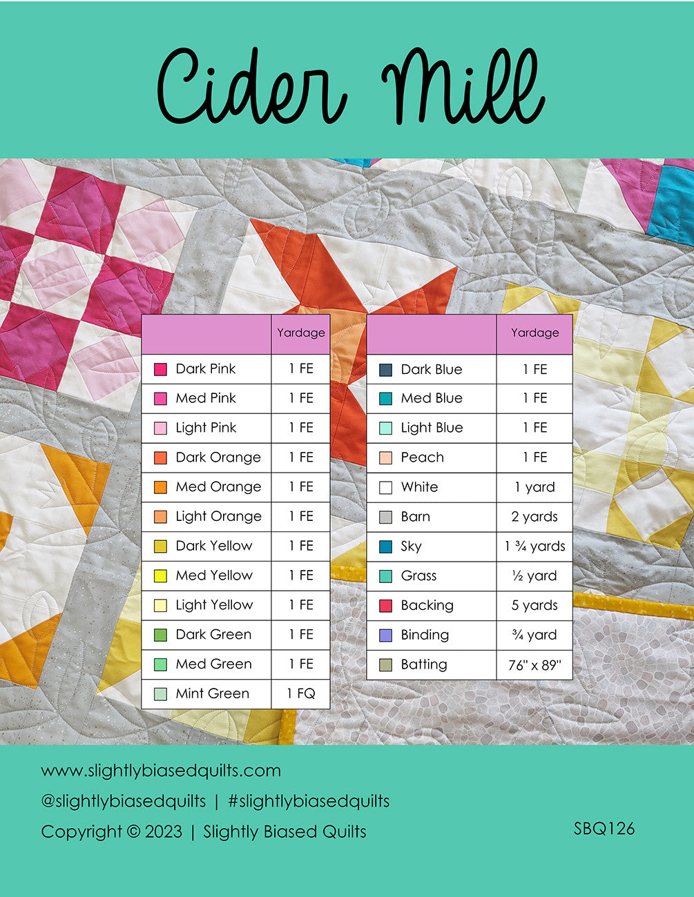Cider Mill BOM Pattern