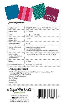 Petal Pop Tote Bag Pattern