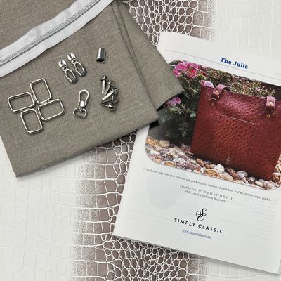 The Julie Maker's Kit - Brown/White Crocodile A**
