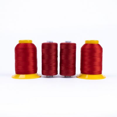 Wonderfil Serger Combo Pack in Red, four spools of SoftLoc and Designer thread