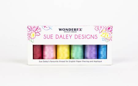 Wonderfil DecoBob Sue Daley Brights 5 Spool Thread Set
