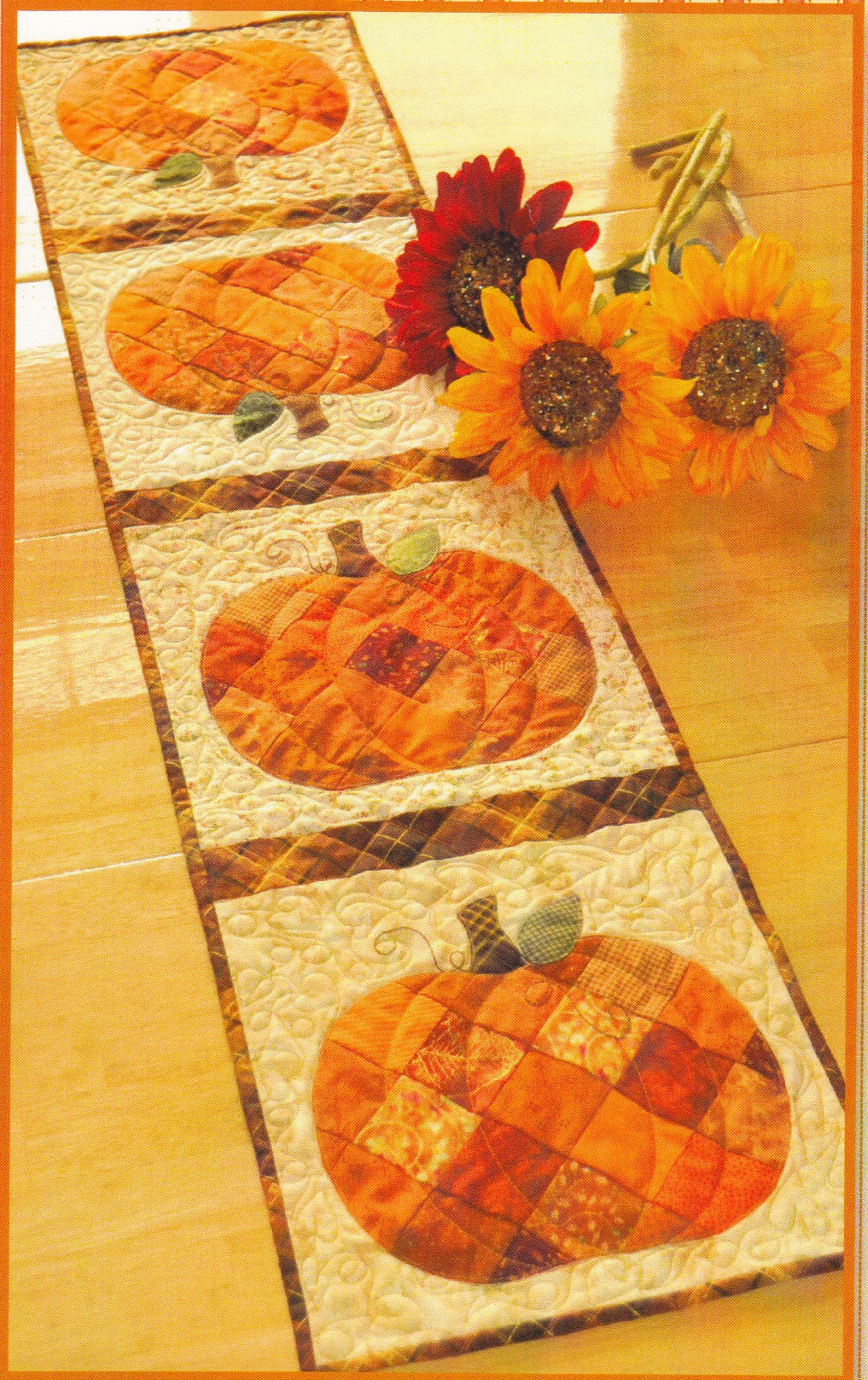 Patchwork Pumpkin Table Runner