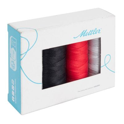 Mettler 50wt Silk Finish Thread Set - 4 Spool Starter Set