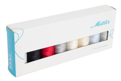 Mettler 50wt Silk Finish Thread Set - 8 Spool Starter Set